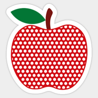 Apple Art Sticker